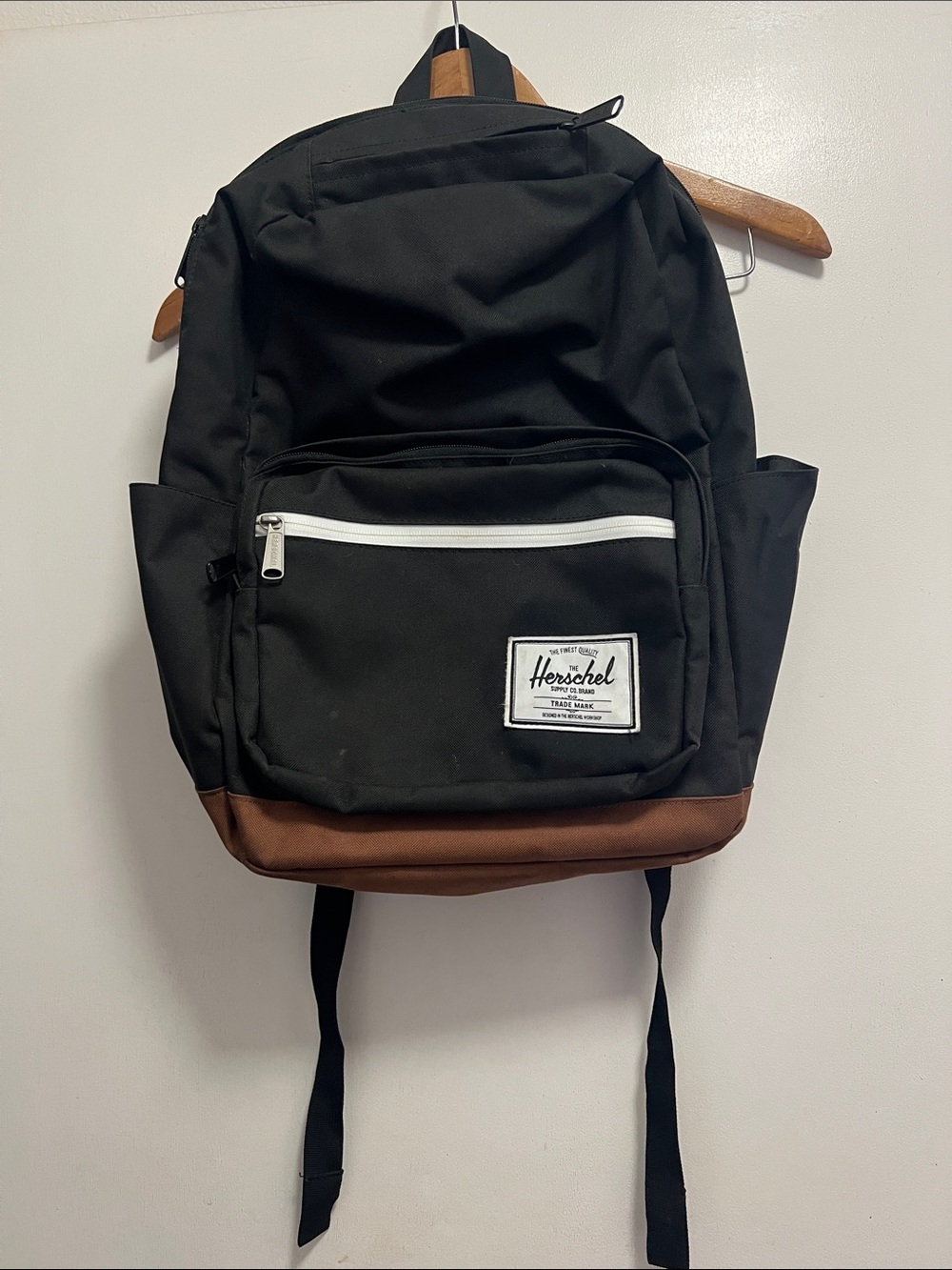 Herschel Supply Company Black Backpack with Brown Base